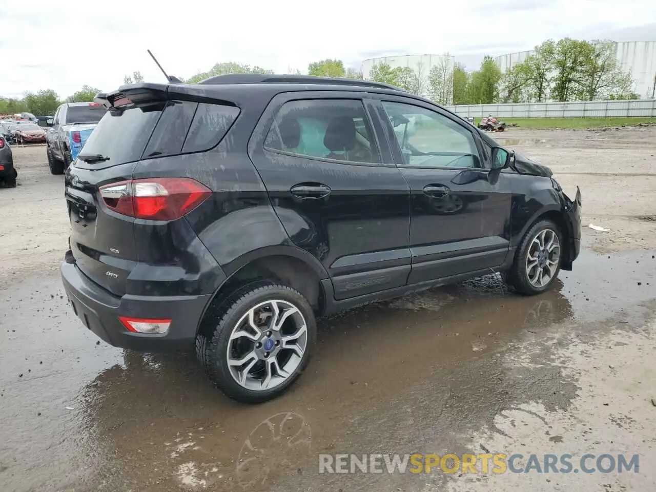 3 fotografías del automóvil dañado MAJ6S3JL0LC364376 FORD ECOSPORT 2020