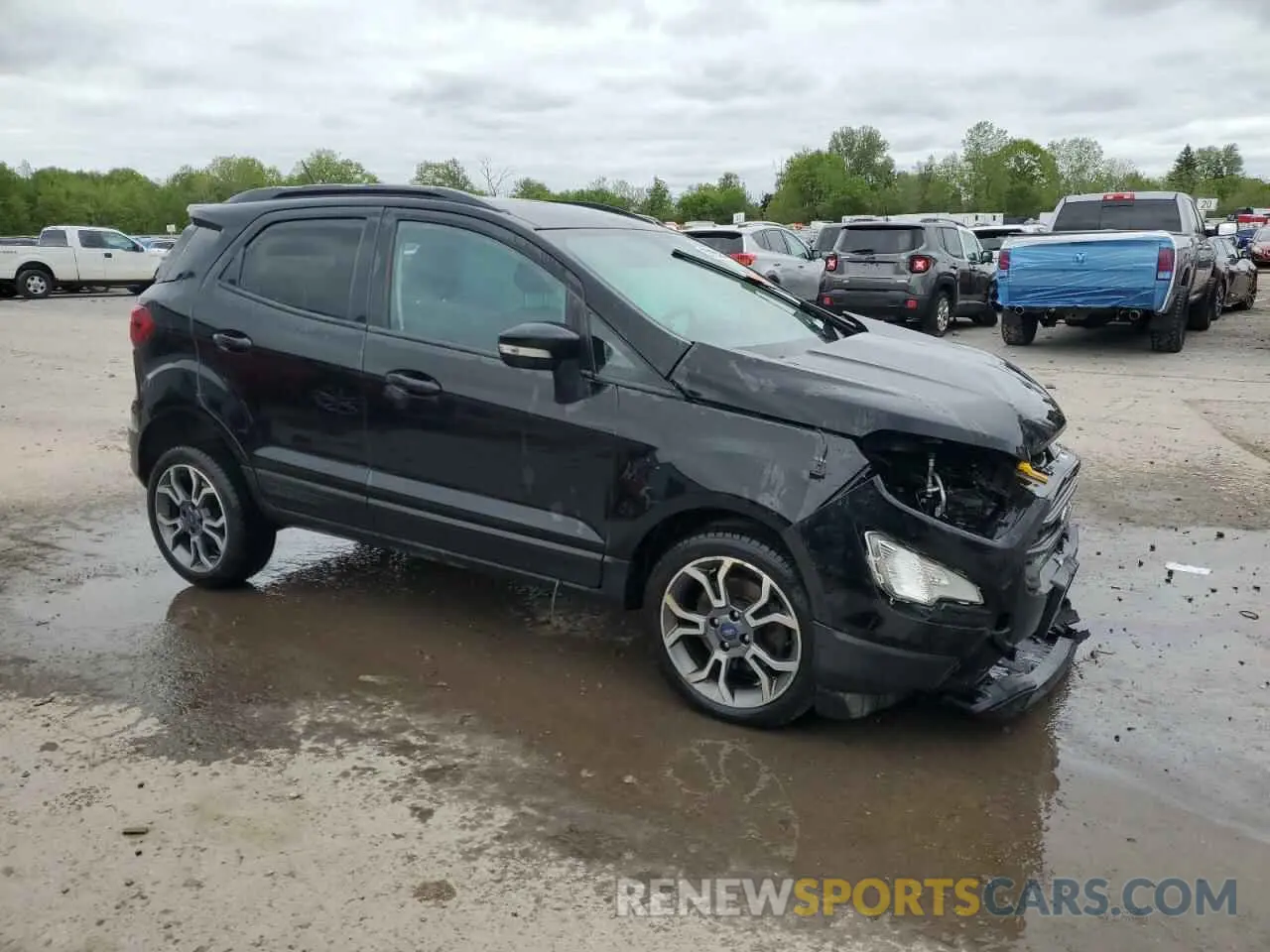 4 fotografías del automóvil dañado MAJ6S3JL0LC364376 FORD ECOSPORT 2020