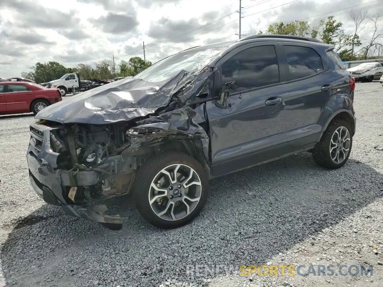 1 fotografías del automóvil dañado MAJ6S3JL2LC389215 FORD ECOSPORT 2020