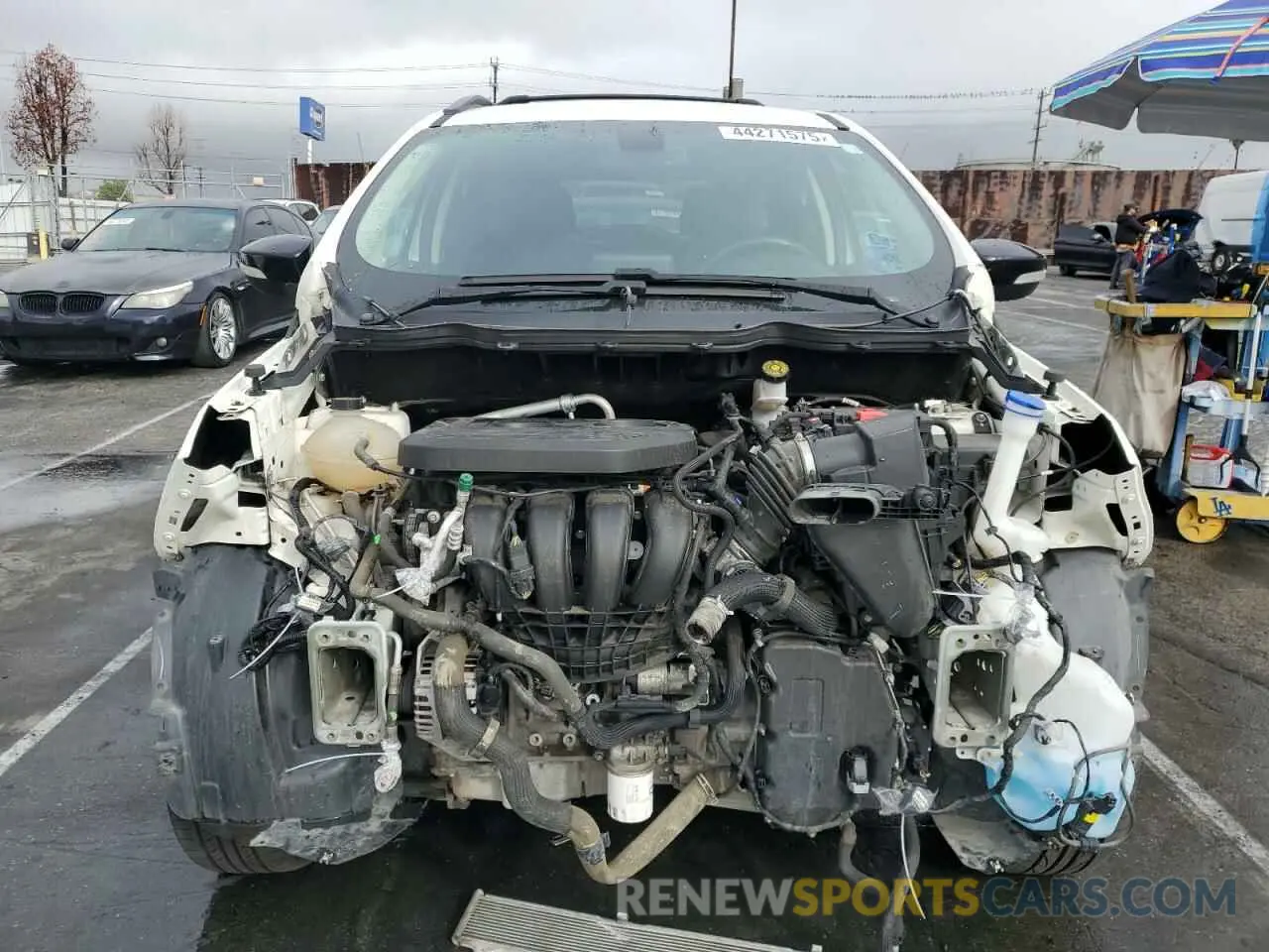 5 fotografías del automóvil dañado MAJ6S3JL3LC327239 FORD ECOSPORT 2020