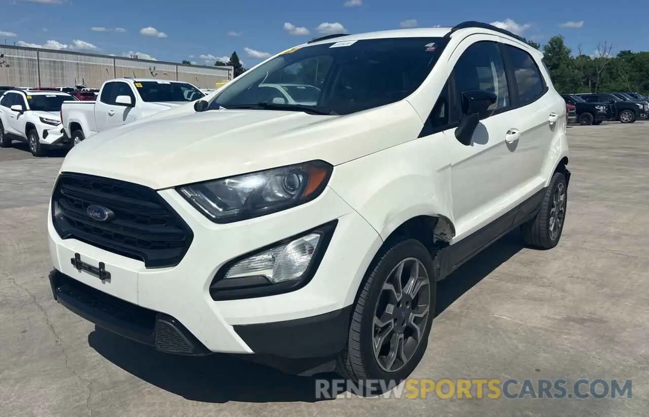 2 fotografías del automóvil dañado MAJ6S3JL4LC349427 FORD ECOSPORT 2020