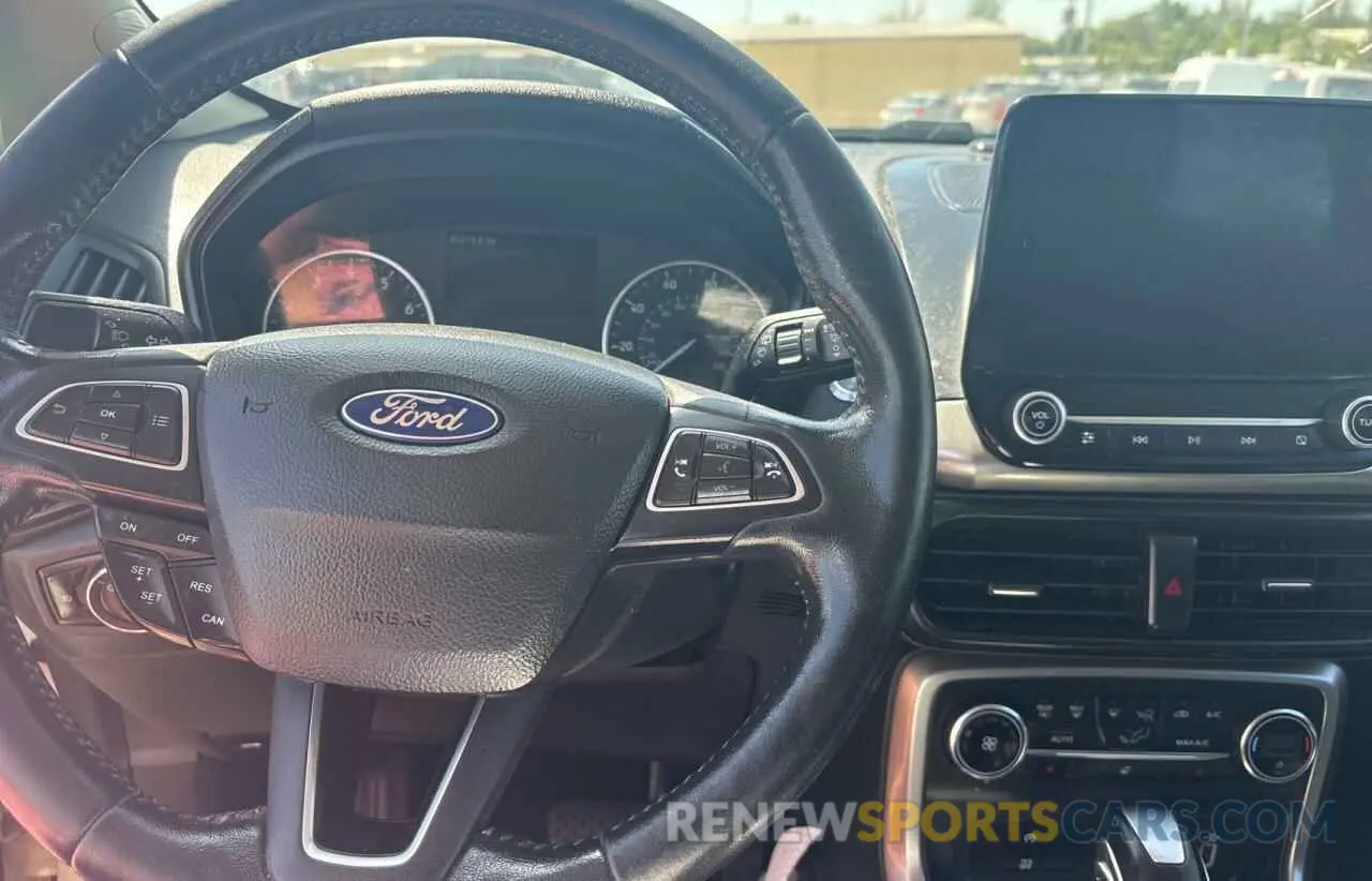 9 fotografías del automóvil dañado MAJ6S3JL4LC349427 FORD ECOSPORT 2020