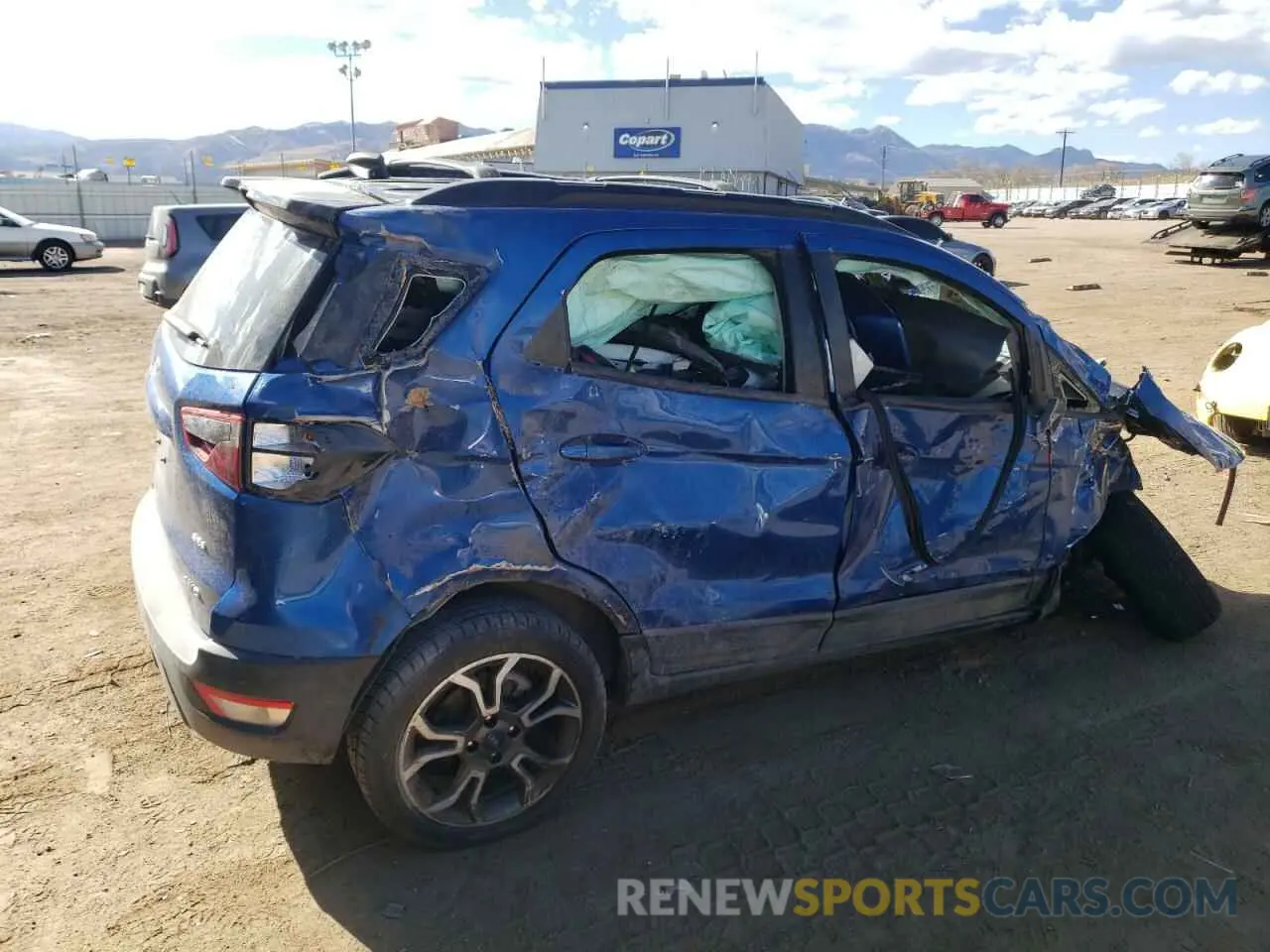 3 fotografías del automóvil dañado MAJ6S3JL5LC377589 FORD ECOSPORT 2020