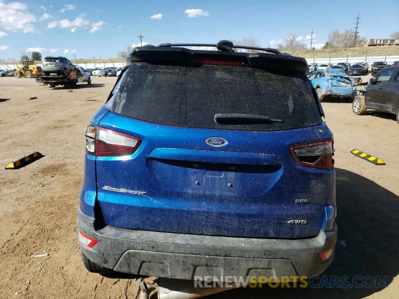 6 fotografías del automóvil dañado MAJ6S3JL5LC377589 FORD ECOSPORT 2020