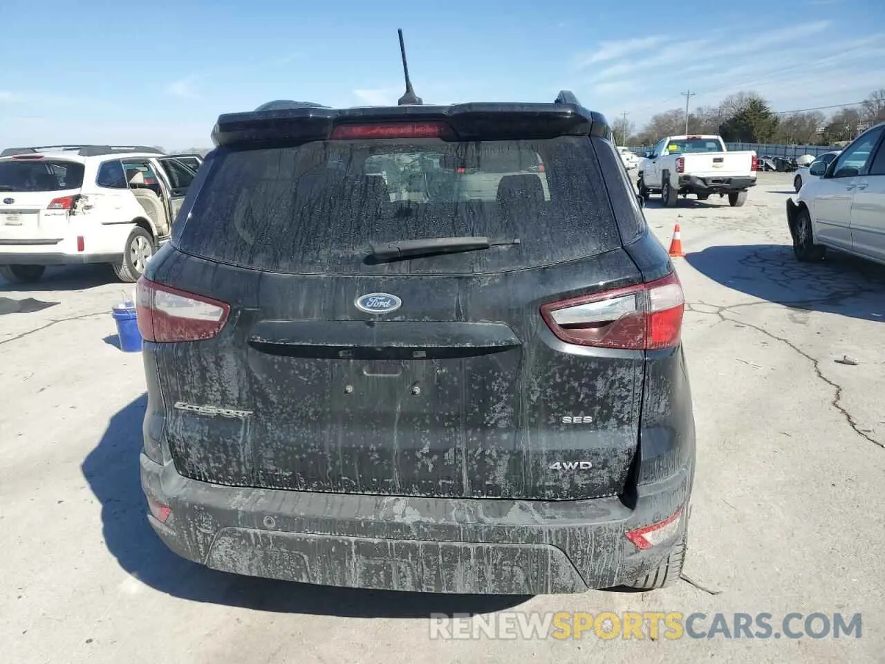 6 fotografías del automóvil dañado MAJ6S3JL6LC350241 FORD ECOSPORT 2020