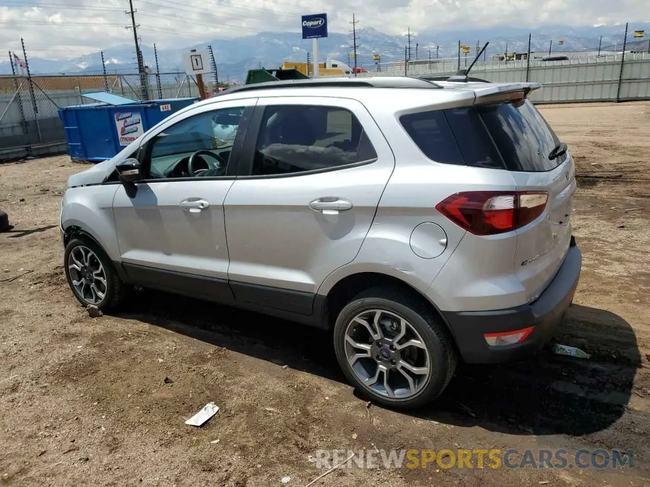 2 fotografías del automóvil dañado MAJ6S3JL6LC354015 FORD ECOSPORT 2020