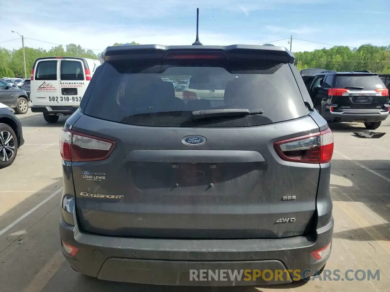 6 fotografías del automóvil dañado MAJ6S3JL7LC320911 FORD ECOSPORT 2020