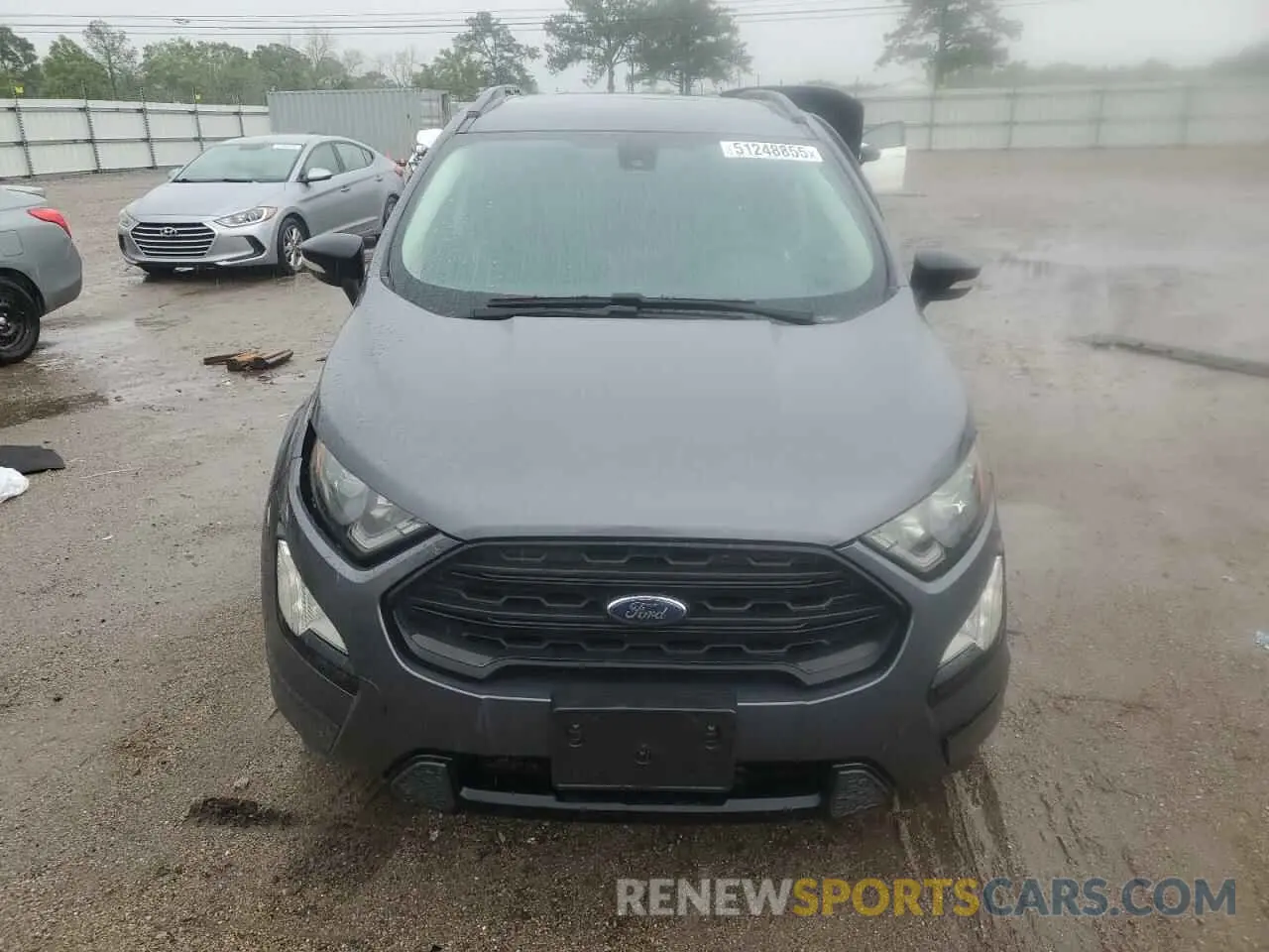 5 fotografías del automóvil dañado MAJ6S3JL7LC350250 FORD ECOSPORT 2020