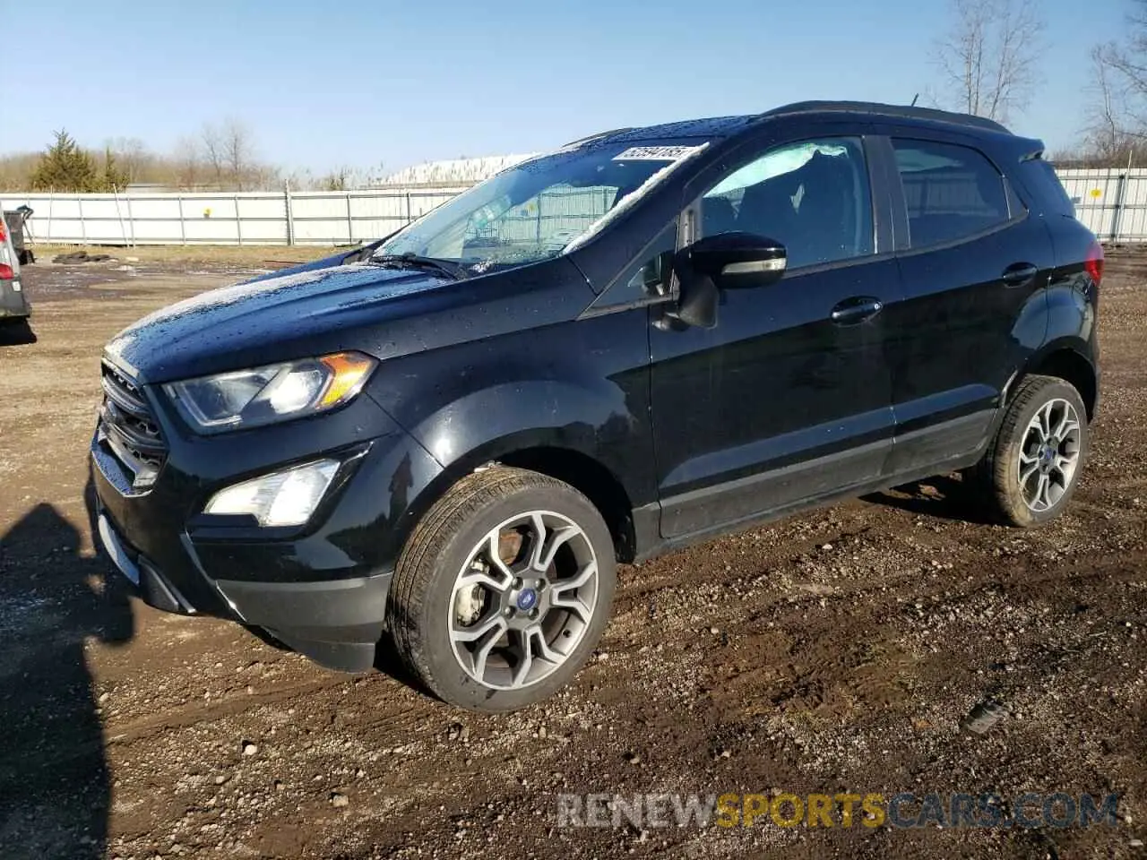 1 fotografías del automóvil dañado MAJ6S3JL9LC346393 FORD ECOSPORT 2020