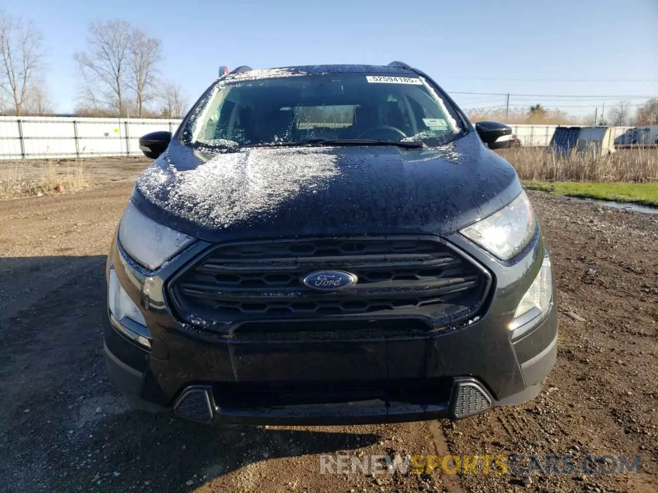 5 fotografías del automóvil dañado MAJ6S3JL9LC346393 FORD ECOSPORT 2020