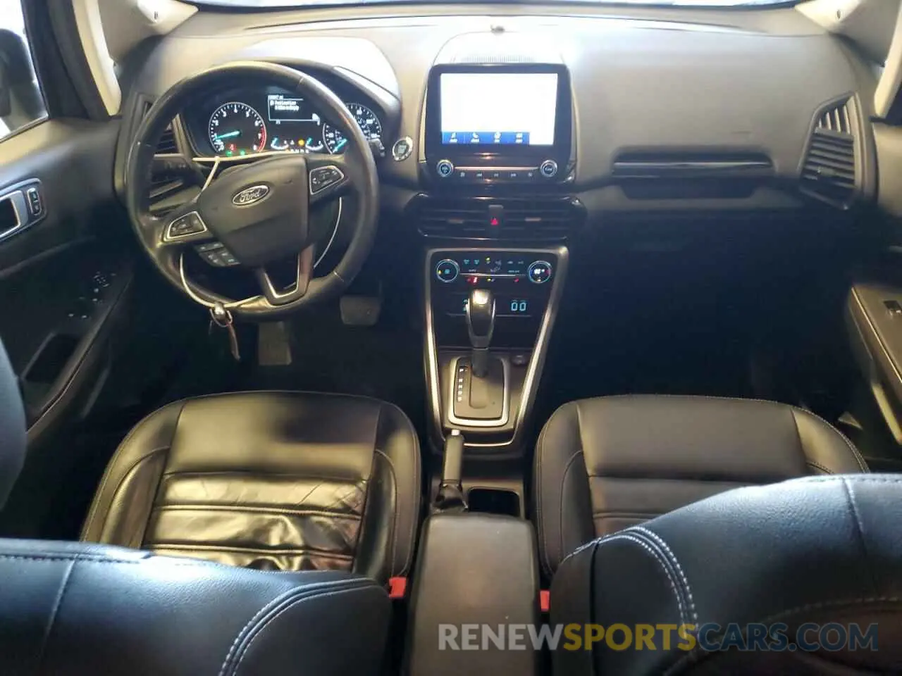 8 fotografías del automóvil dañado MAJ6S3KL0LC345566 FORD ECOSPORT 2020