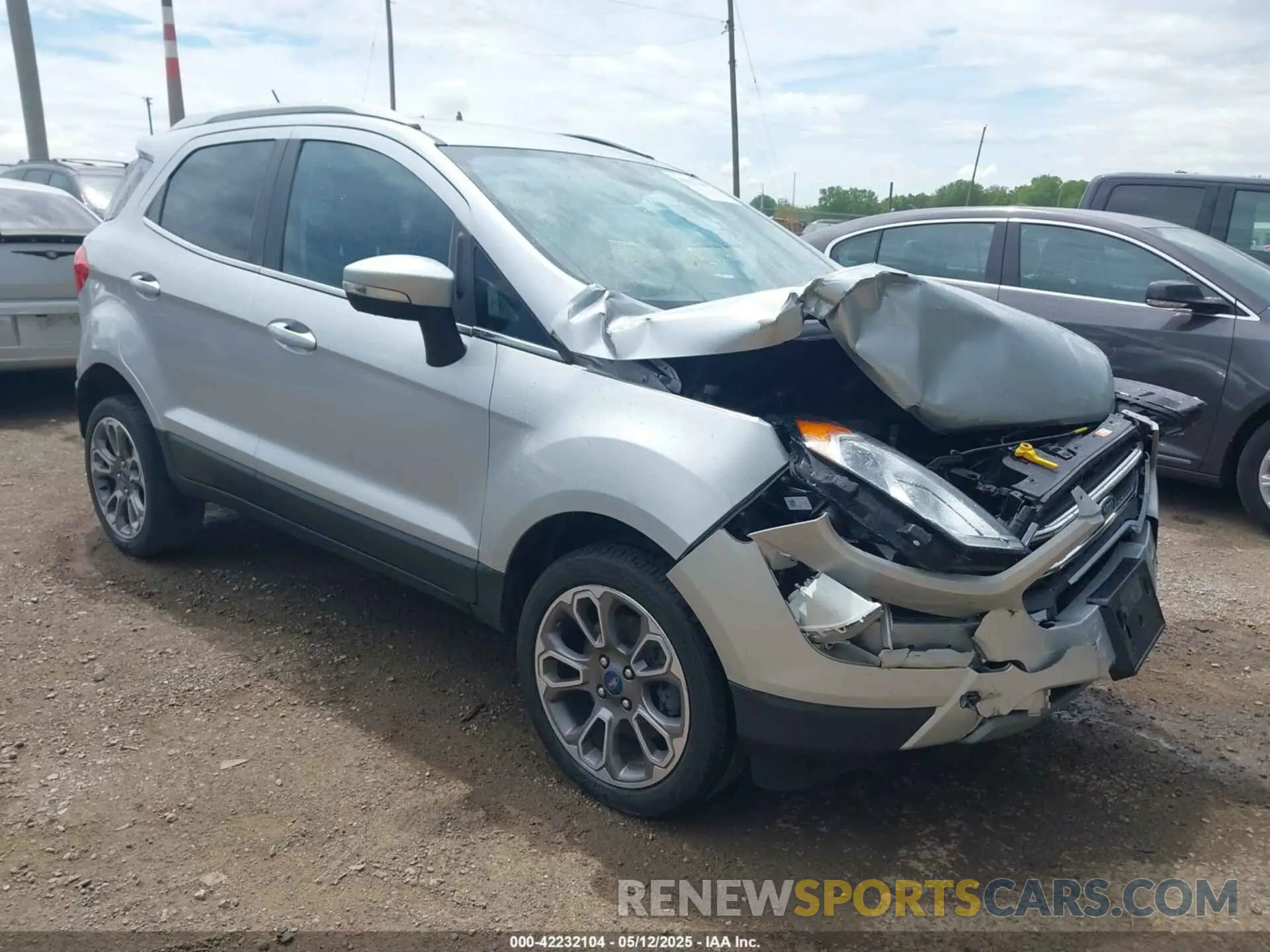 1 fotografías del automóvil dañado MAJ6S3KL0LC349049 FORD ECOSPORT 2020