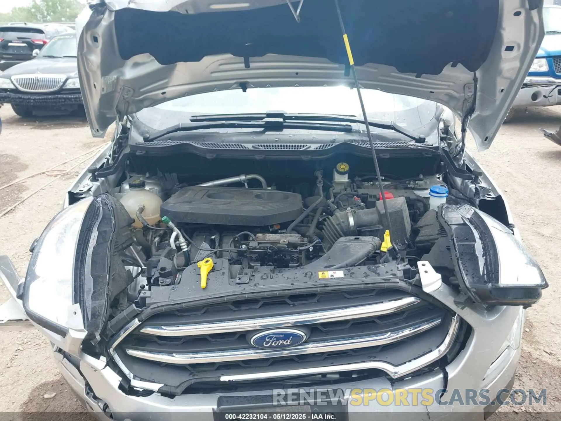 10 fotografías del automóvil dañado MAJ6S3KL0LC349049 FORD ECOSPORT 2020