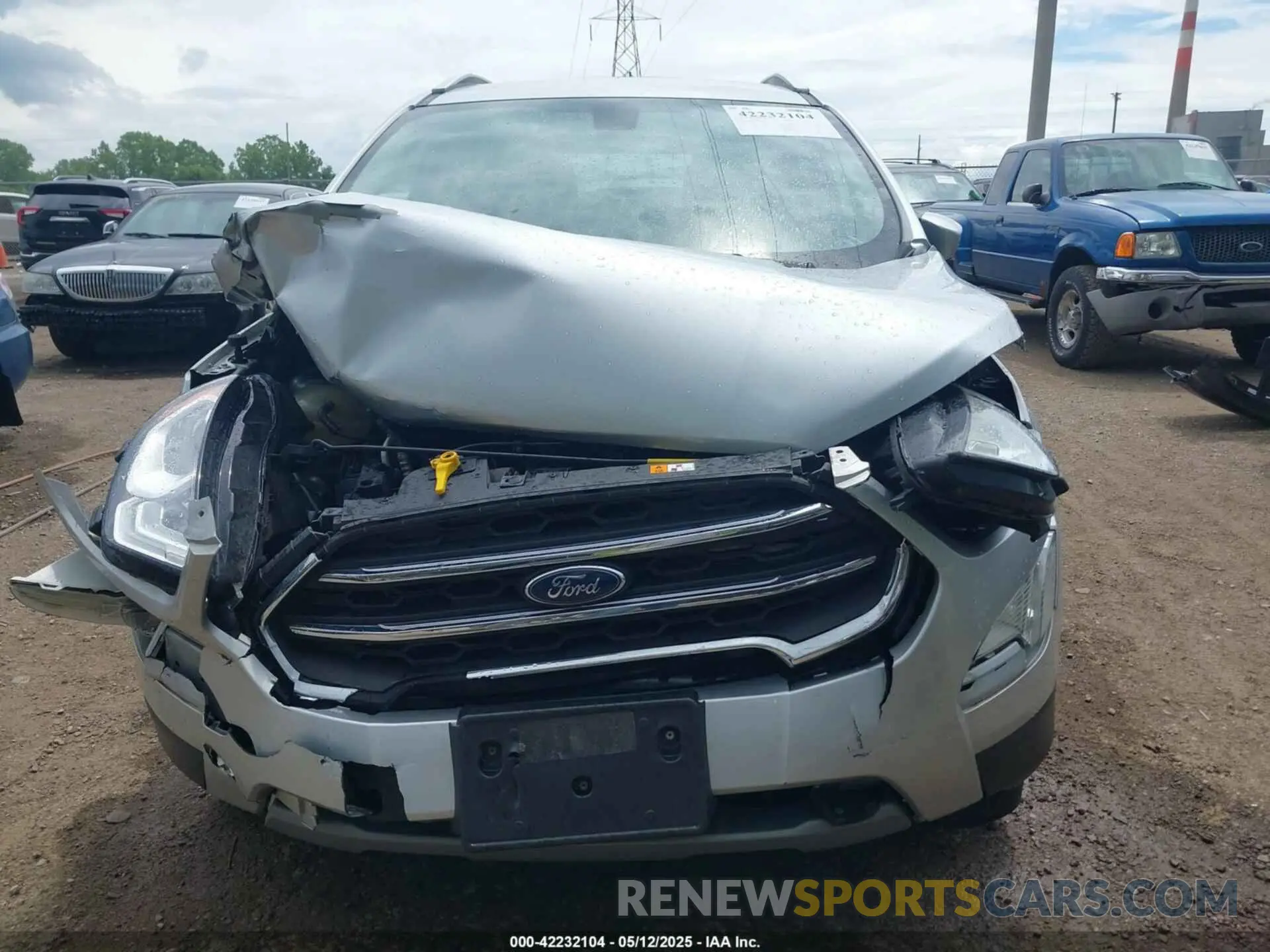 12 fotografías del automóvil dañado MAJ6S3KL0LC349049 FORD ECOSPORT 2020