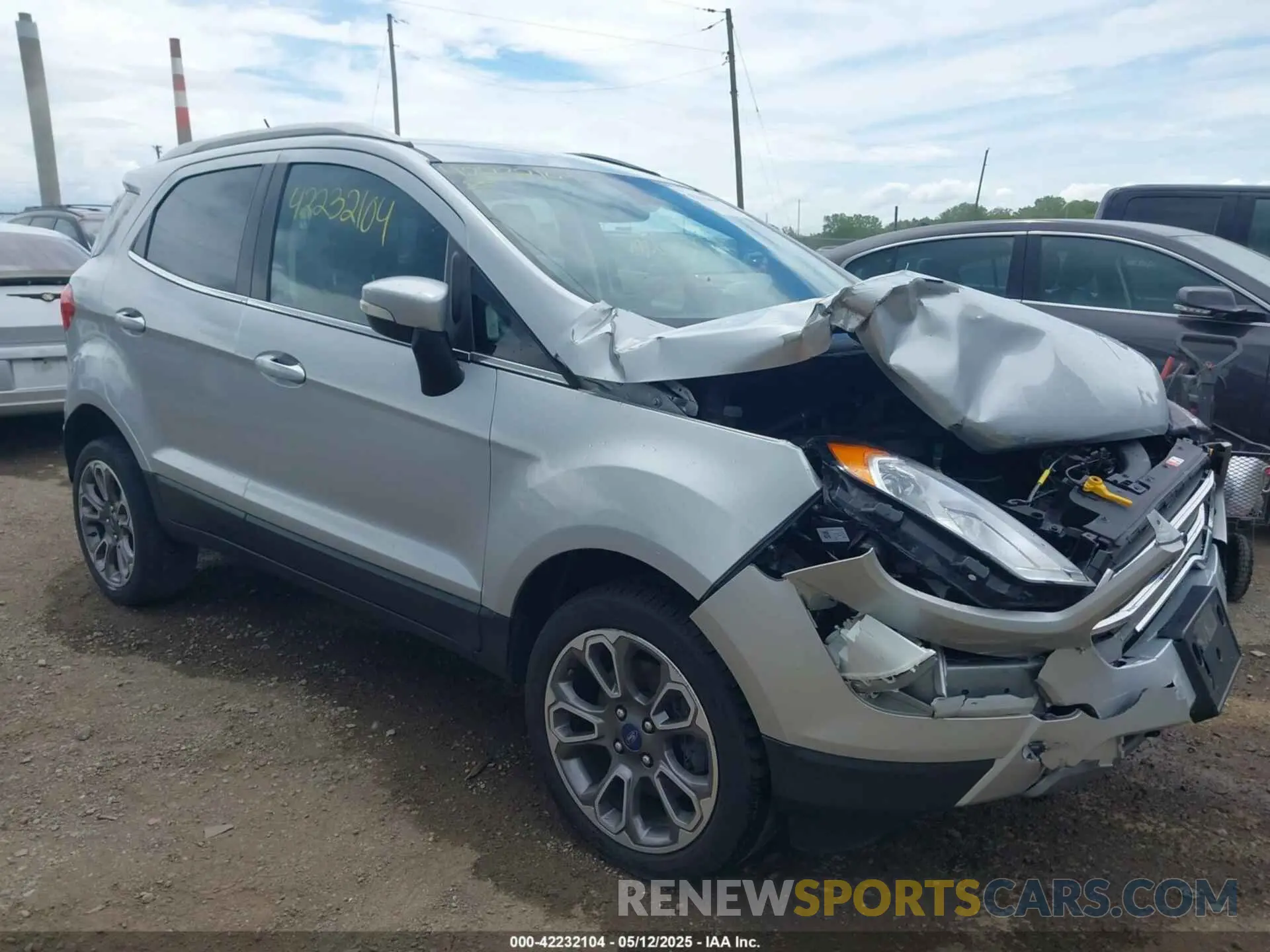 6 fotografías del automóvil dañado MAJ6S3KL0LC349049 FORD ECOSPORT 2020