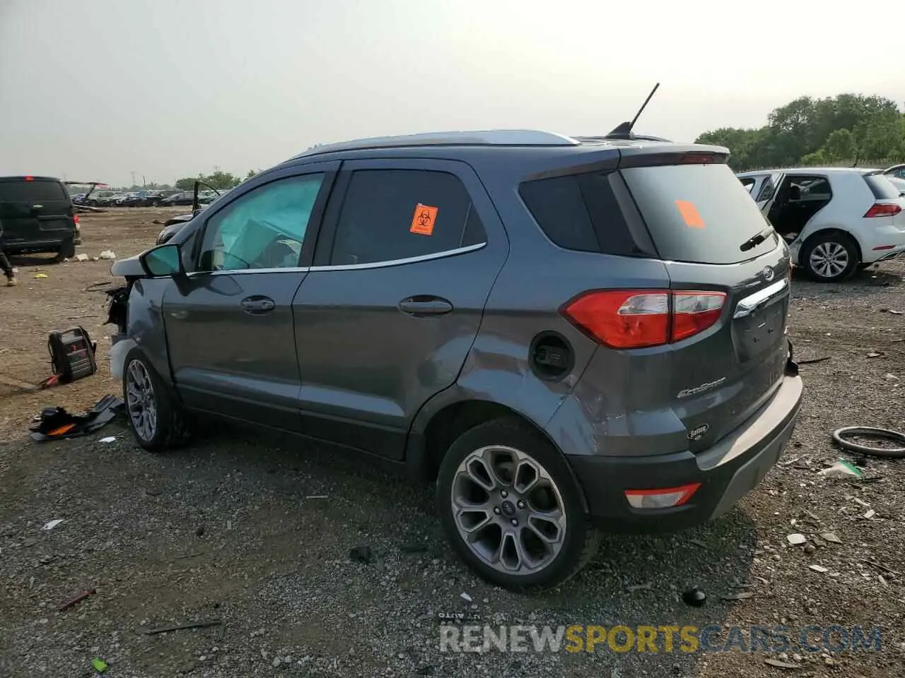 2 fotografías del automóvil dañado MAJ6S3KL1LC311121 FORD ECOSPORT 2020