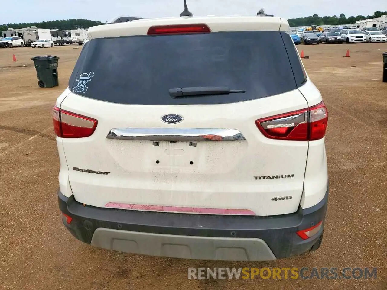 6 fotografías del automóvil dañado MAJ6S3KL2LC351675 FORD ECOSPORT 2020
