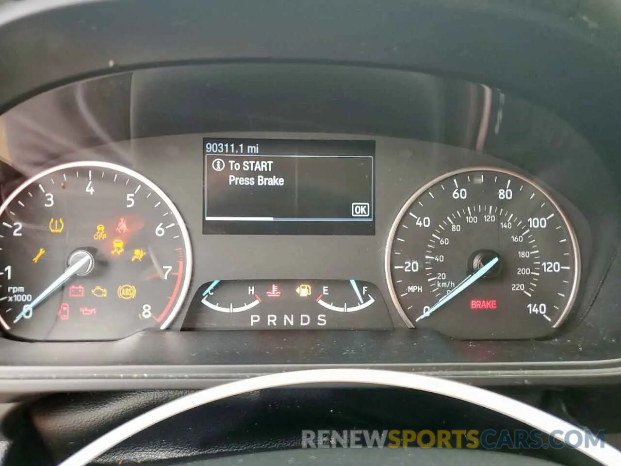 9 fotografías del automóvil dañado MAJ6S3KL2LC351675 FORD ECOSPORT 2020
