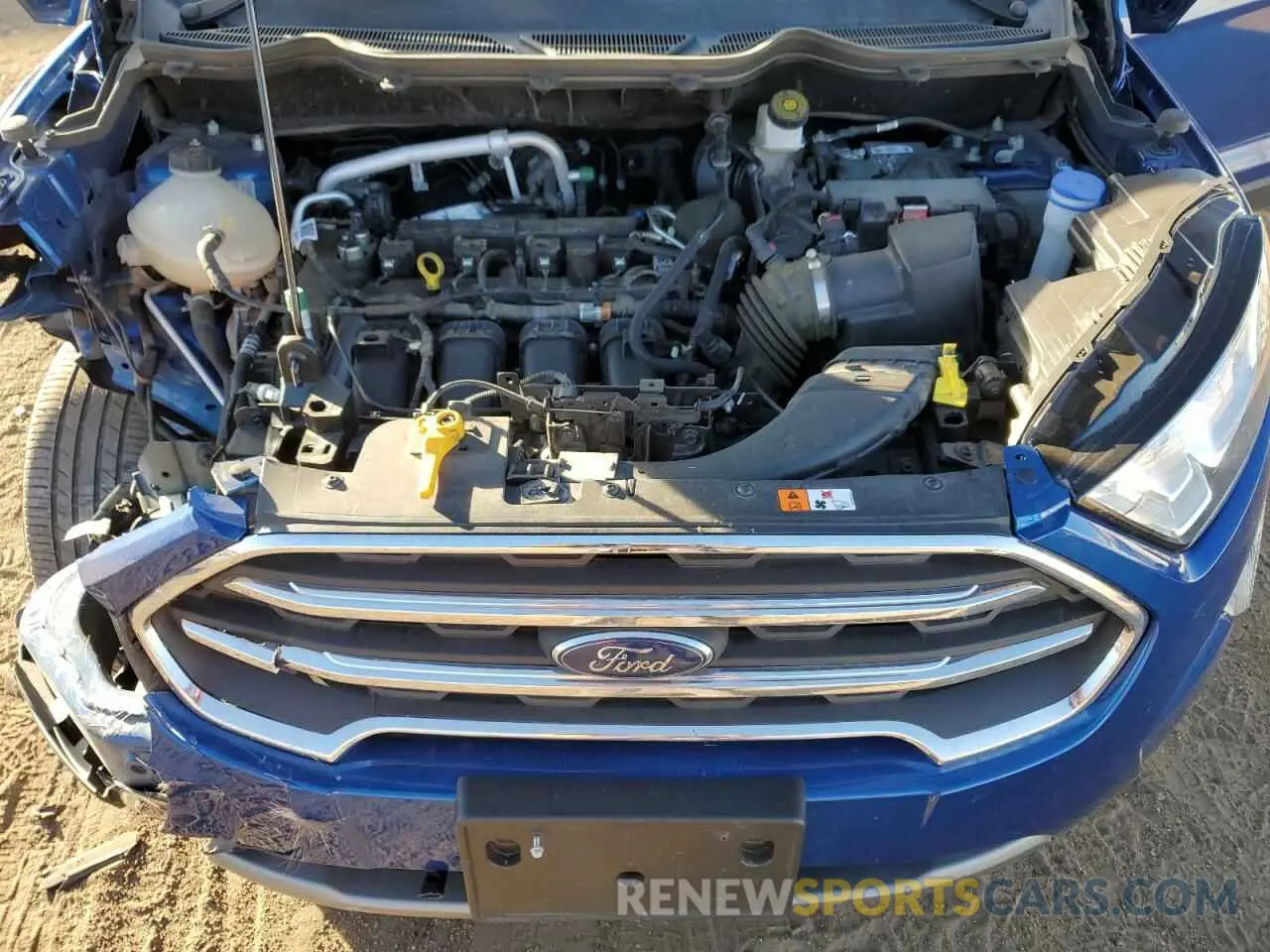12 fotografías del automóvil dañado MAJ6S3KL2LC392341 FORD ECOSPORT 2020