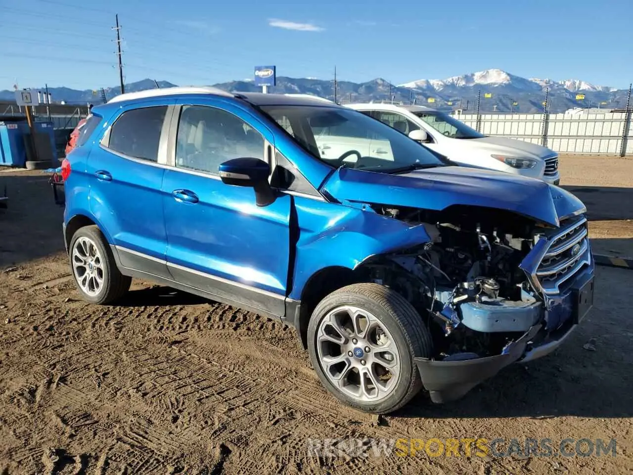 4 fotografías del automóvil dañado MAJ6S3KL2LC392341 FORD ECOSPORT 2020