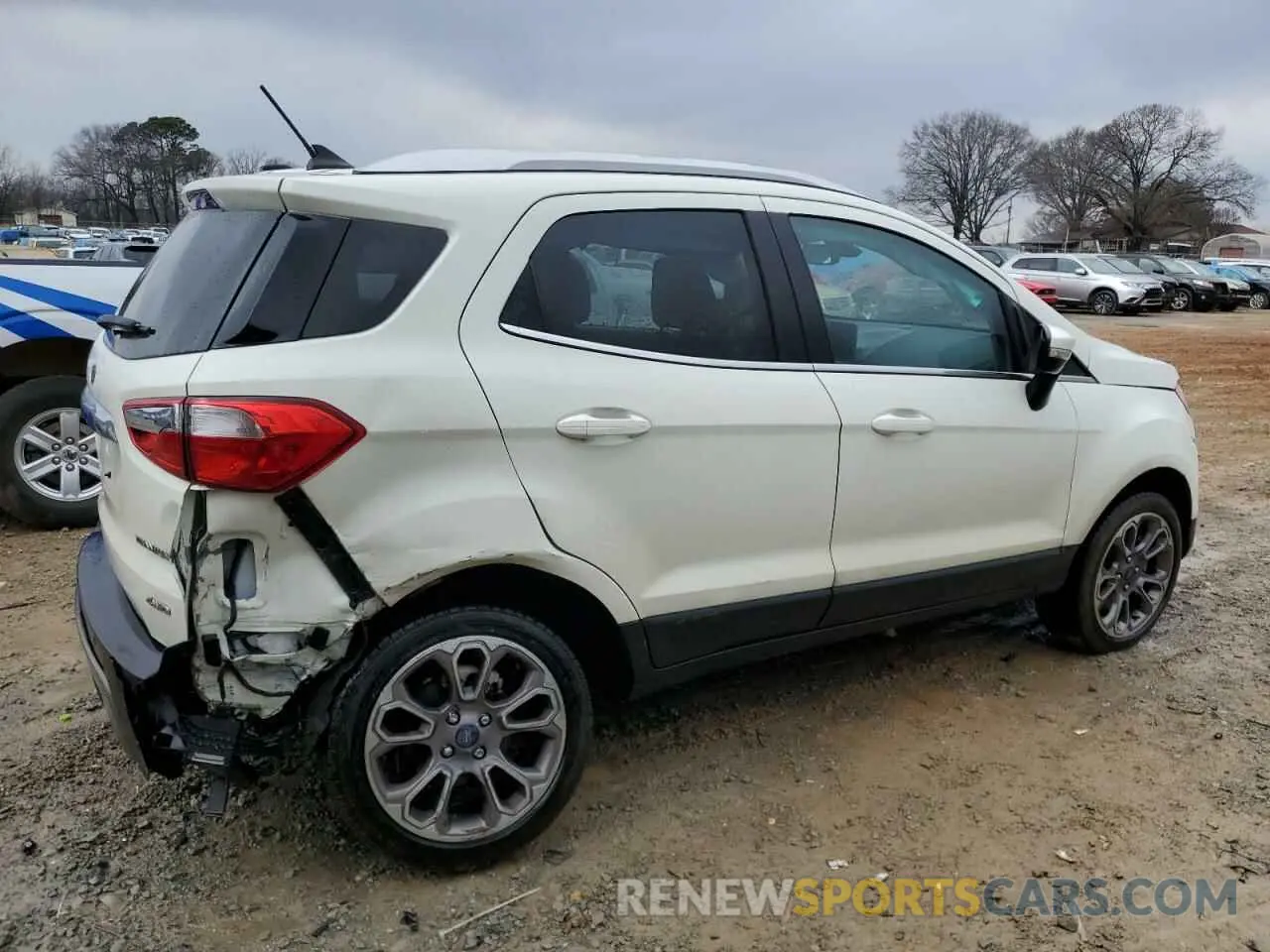 3 fotografías del automóvil dañado MAJ6S3KL3LC362149 FORD ECOSPORT 2020