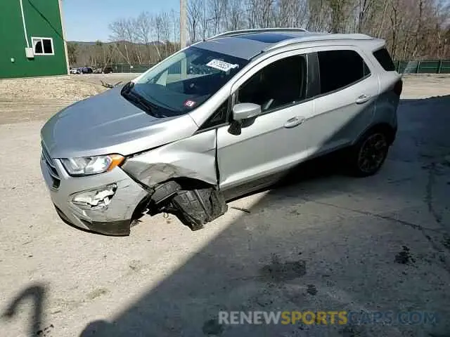 11 fotografías del automóvil dañado MAJ6S3KL4LC361673 FORD ECOSPORT 2020