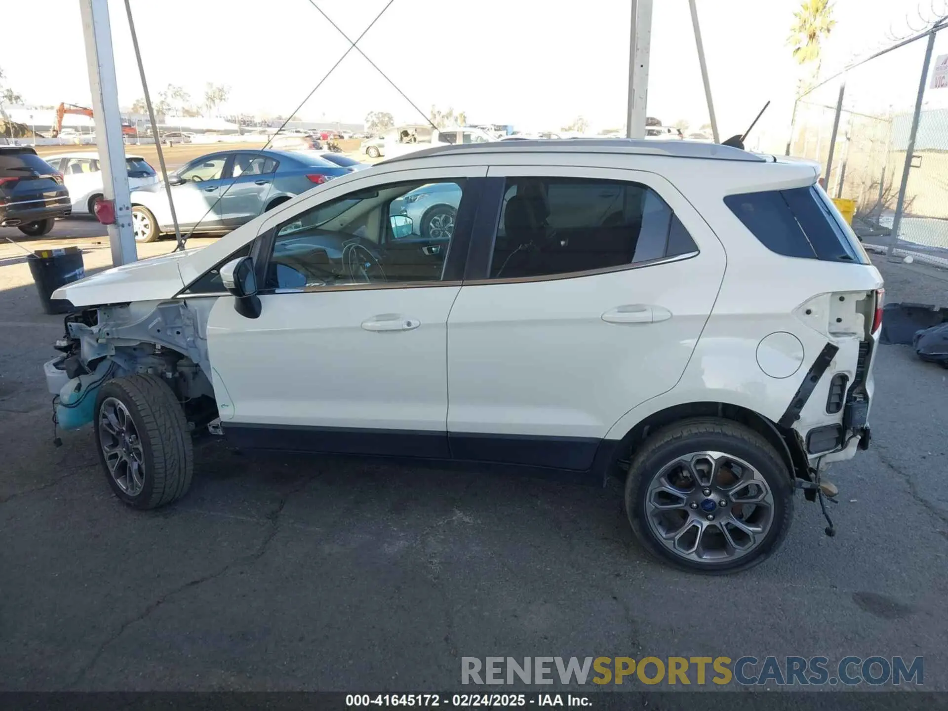 15 fotografías del automóvil dañado MAJ6S3KL4LC362340 FORD ECOSPORT 2020