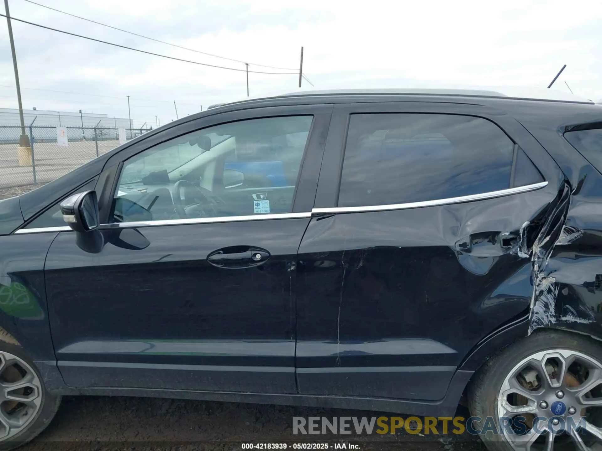 14 fotografías del automóvil dañado MAJ6S3KL5LC365019 FORD ECOSPORT 2020
