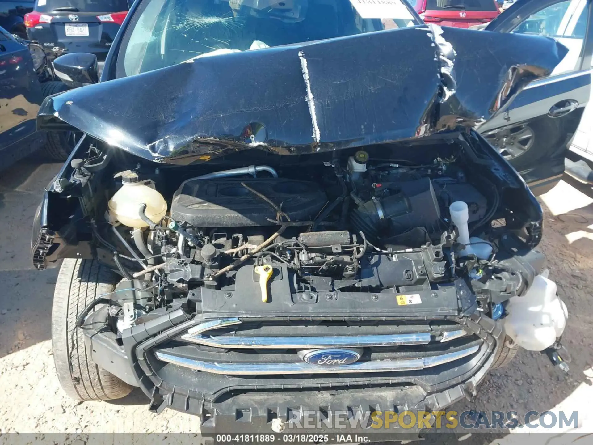6 fotografías del automóvil dañado MAJ6S3KL5LC391538 FORD ECOSPORT 2020
