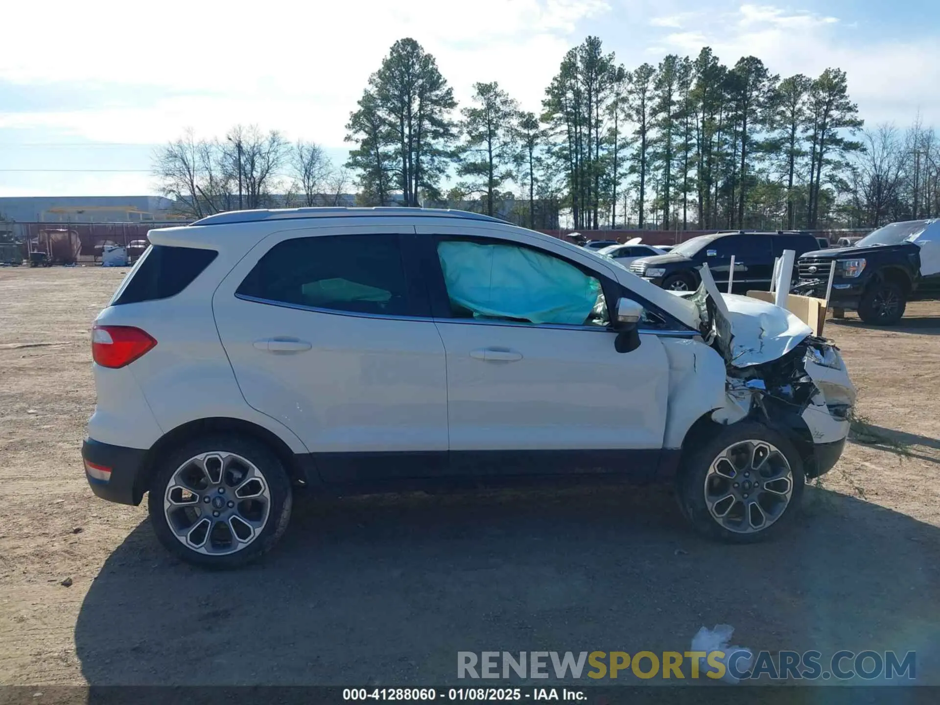 12 fotografías del automóvil dañado MAJ6S3KL6LC349007 FORD ECOSPORT 2020
