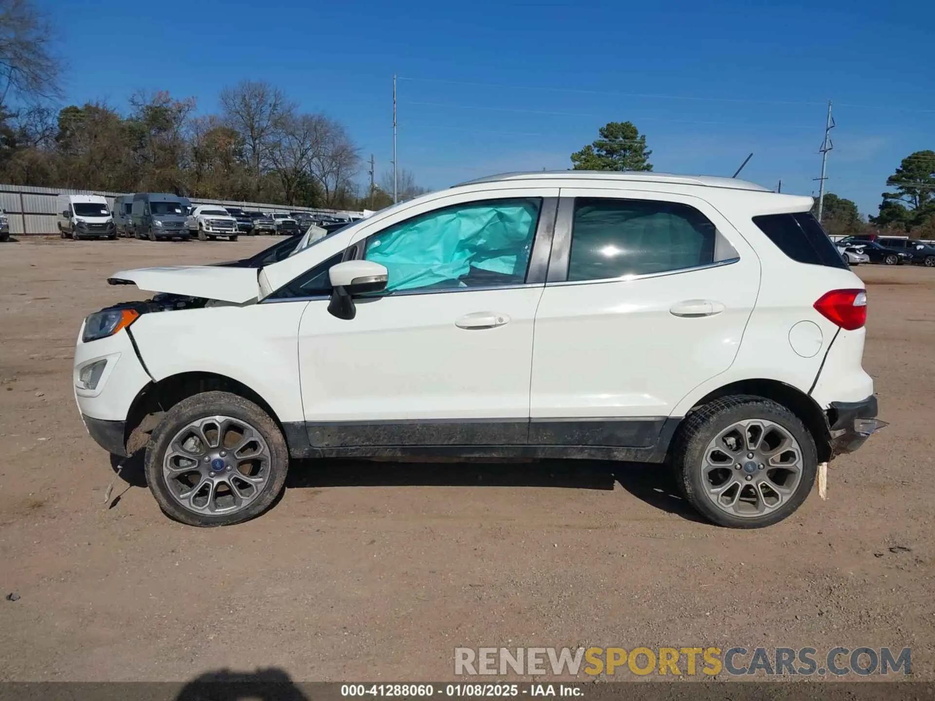 13 fotografías del automóvil dañado MAJ6S3KL6LC349007 FORD ECOSPORT 2020