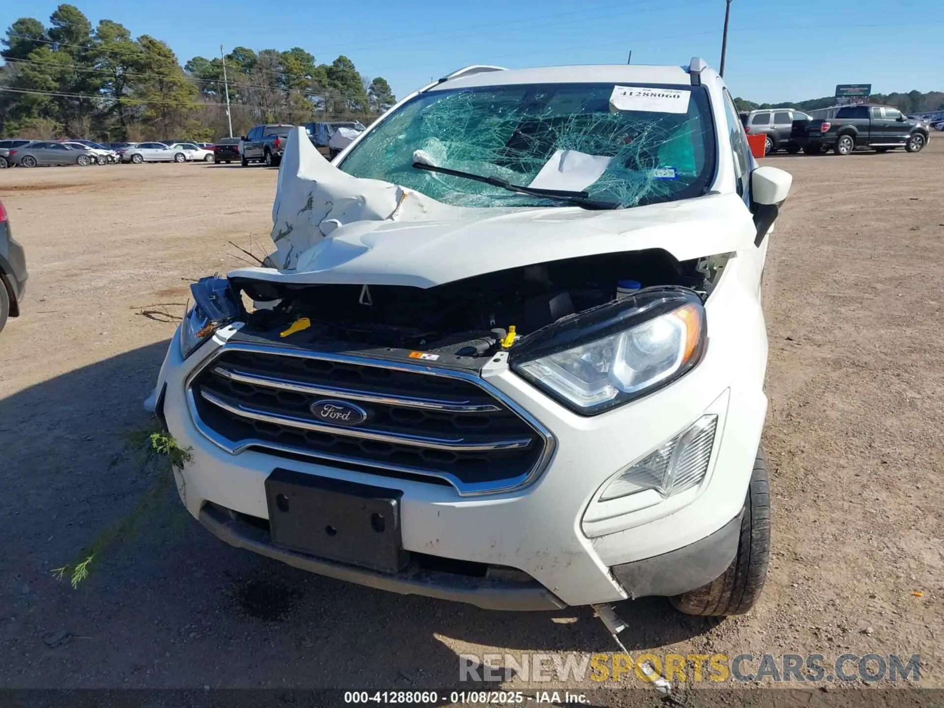 16 fotografías del automóvil dañado MAJ6S3KL6LC349007 FORD ECOSPORT 2020