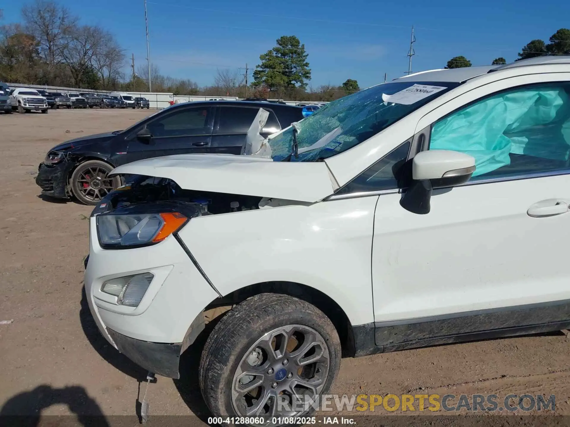 17 fotografías del automóvil dañado MAJ6S3KL6LC349007 FORD ECOSPORT 2020