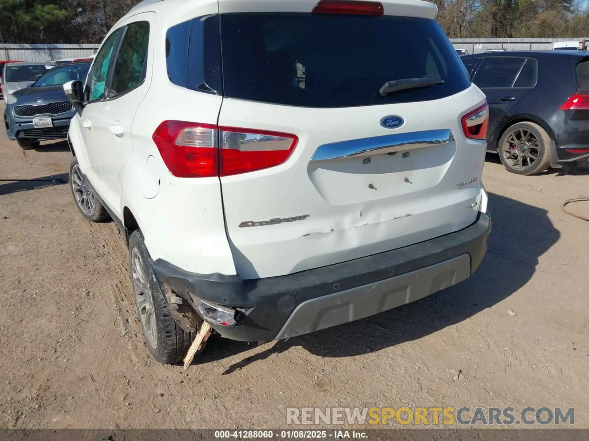 18 fotografías del automóvil dañado MAJ6S3KL6LC349007 FORD ECOSPORT 2020