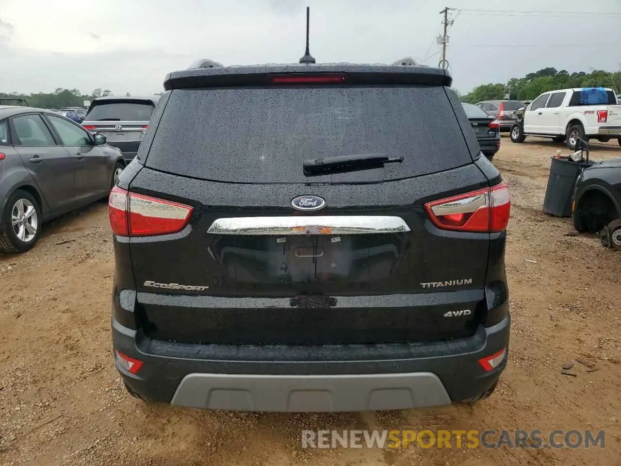 6 fotografías del automóvil dañado MAJ6S3KL6LC364641 FORD ECOSPORT 2020