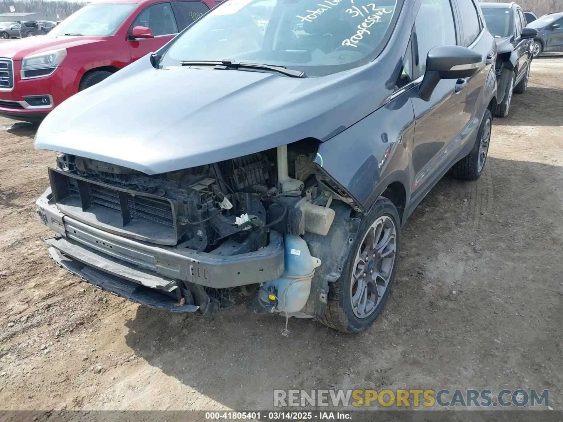 12 fotografías del automóvil dañado MAJ6S3KL7LC339375 FORD ECOSPORT 2020