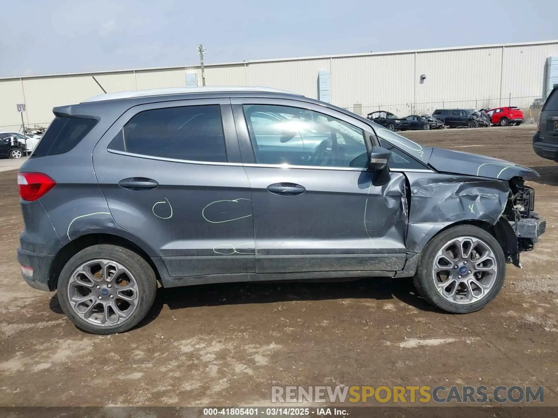 14 fotografías del automóvil dañado MAJ6S3KL7LC339375 FORD ECOSPORT 2020