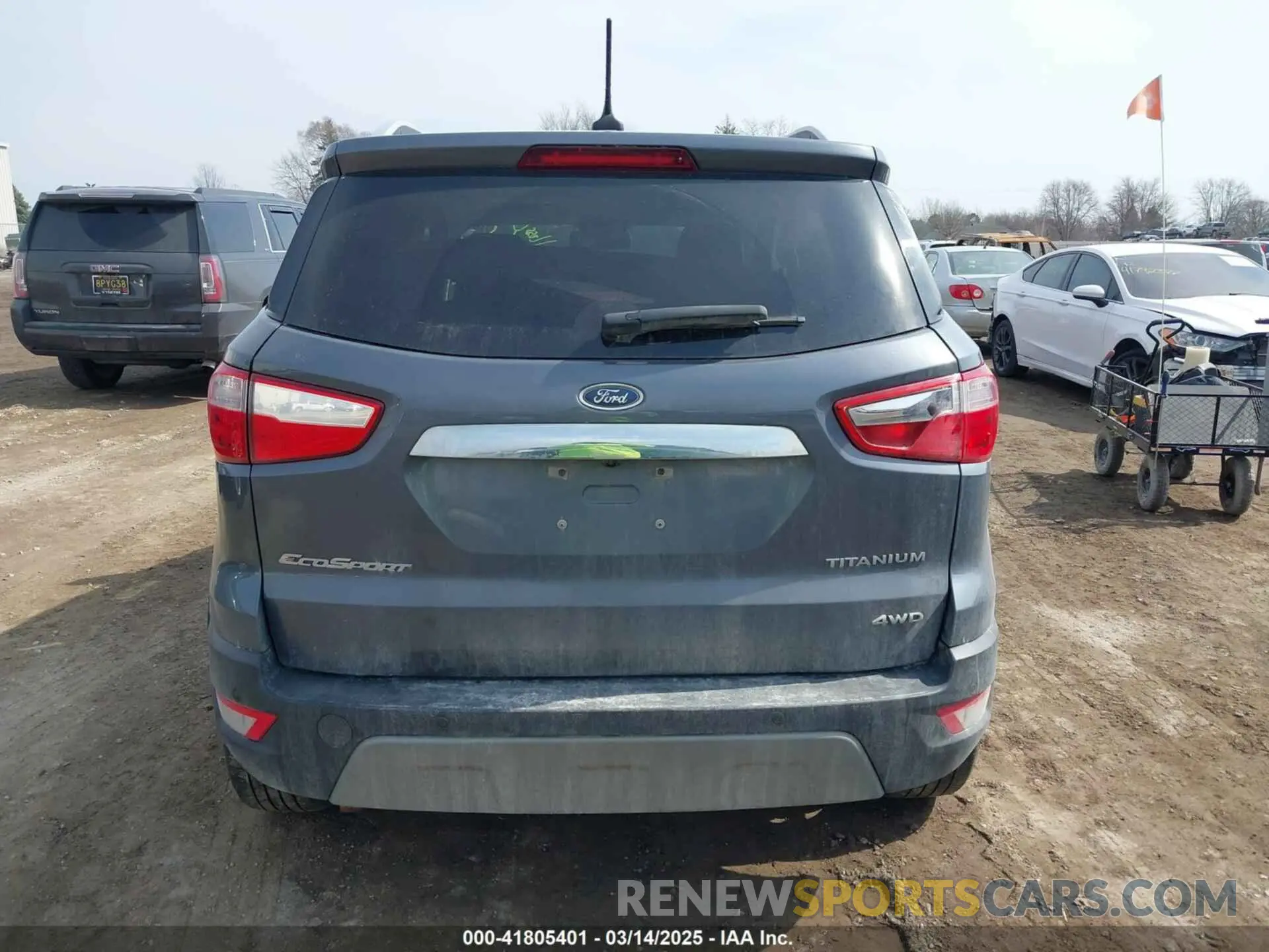 17 fotografías del automóvil dañado MAJ6S3KL7LC339375 FORD ECOSPORT 2020