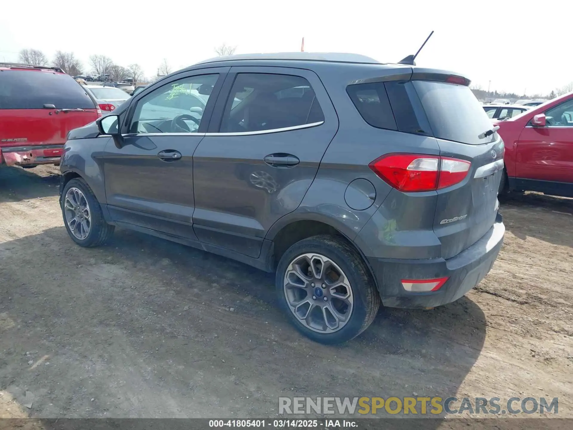 3 fotografías del automóvil dañado MAJ6S3KL7LC339375 FORD ECOSPORT 2020