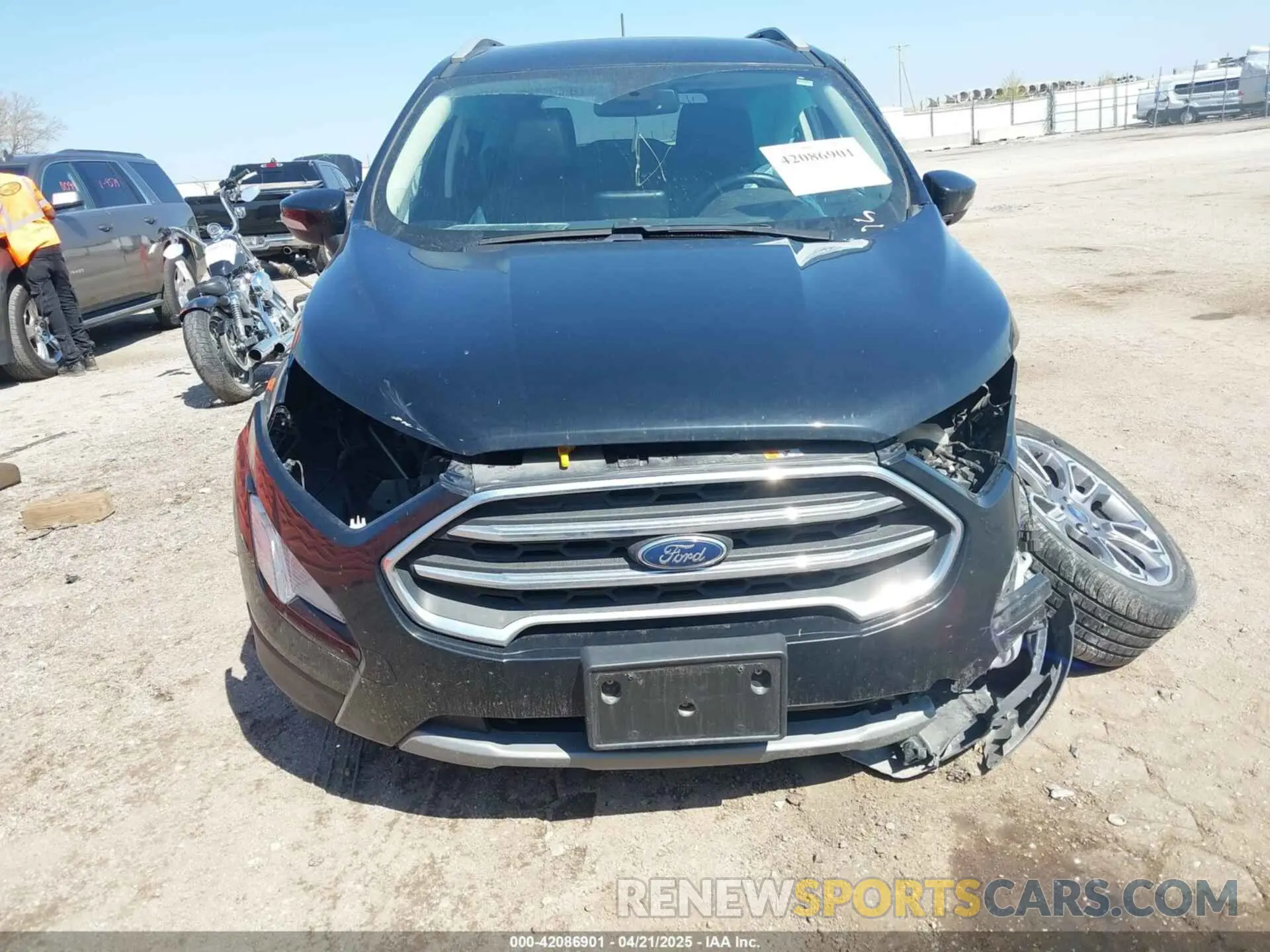 12 fotografías del automóvil dañado MAJ6S3KL8LC351499 FORD ECOSPORT 2020