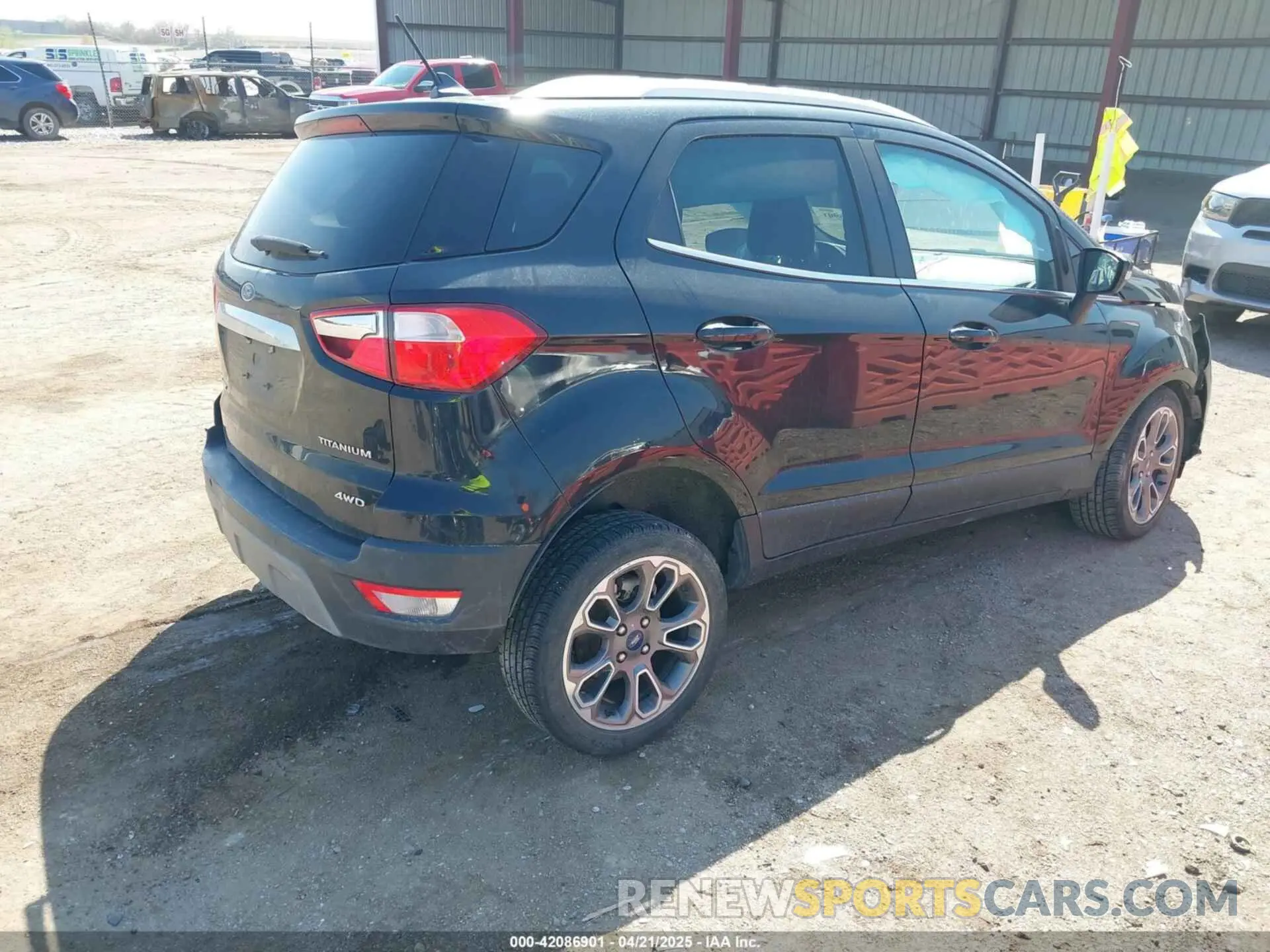 4 fotografías del automóvil dañado MAJ6S3KL8LC351499 FORD ECOSPORT 2020