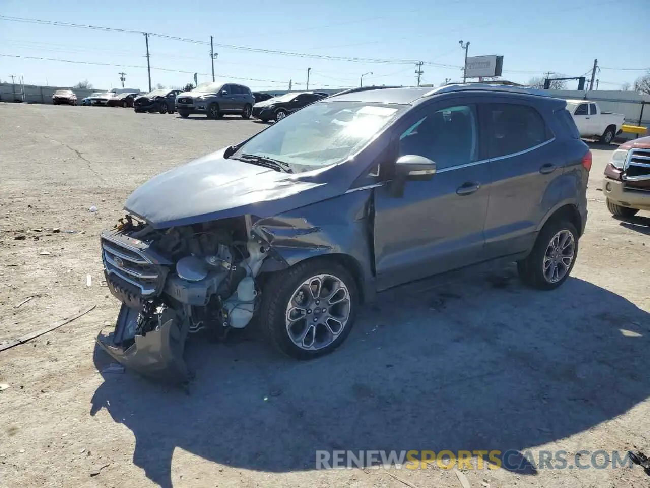 1 fotografías del automóvil dañado MAJ6S3KL8LC358467 FORD ECOSPORT 2020