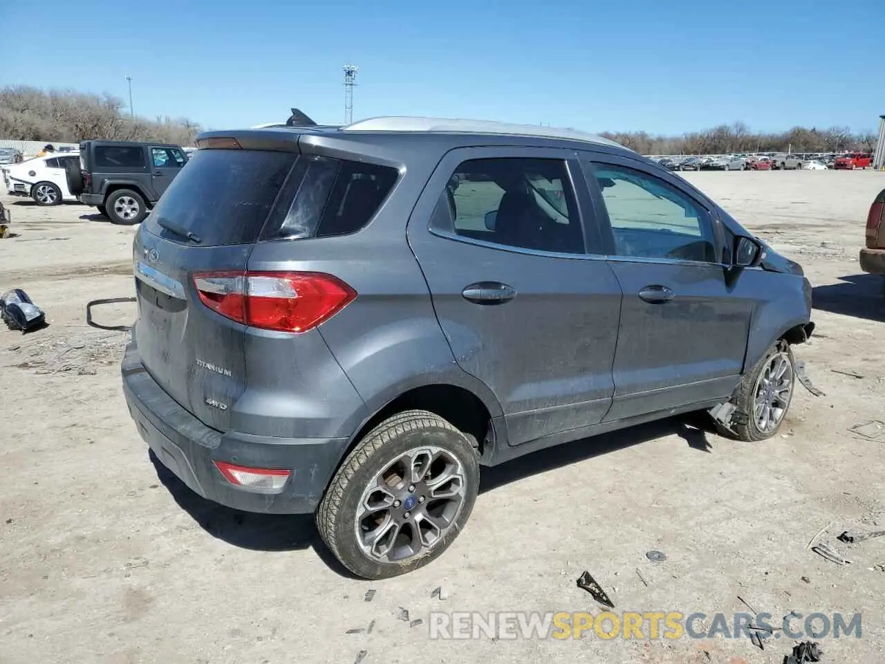 3 fotografías del automóvil dañado MAJ6S3KL8LC358467 FORD ECOSPORT 2020