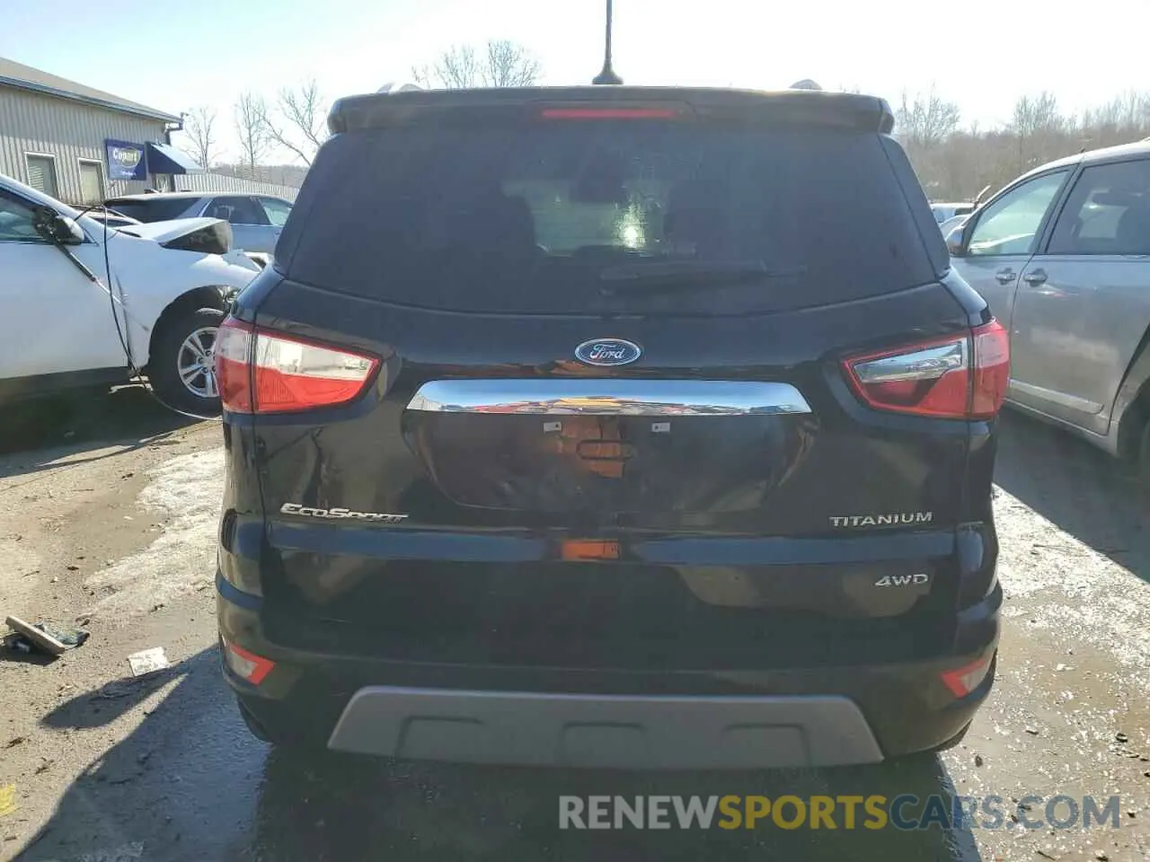 6 fotografías del automóvil dañado MAJ6S3KLXLC352797 FORD ECOSPORT 2020