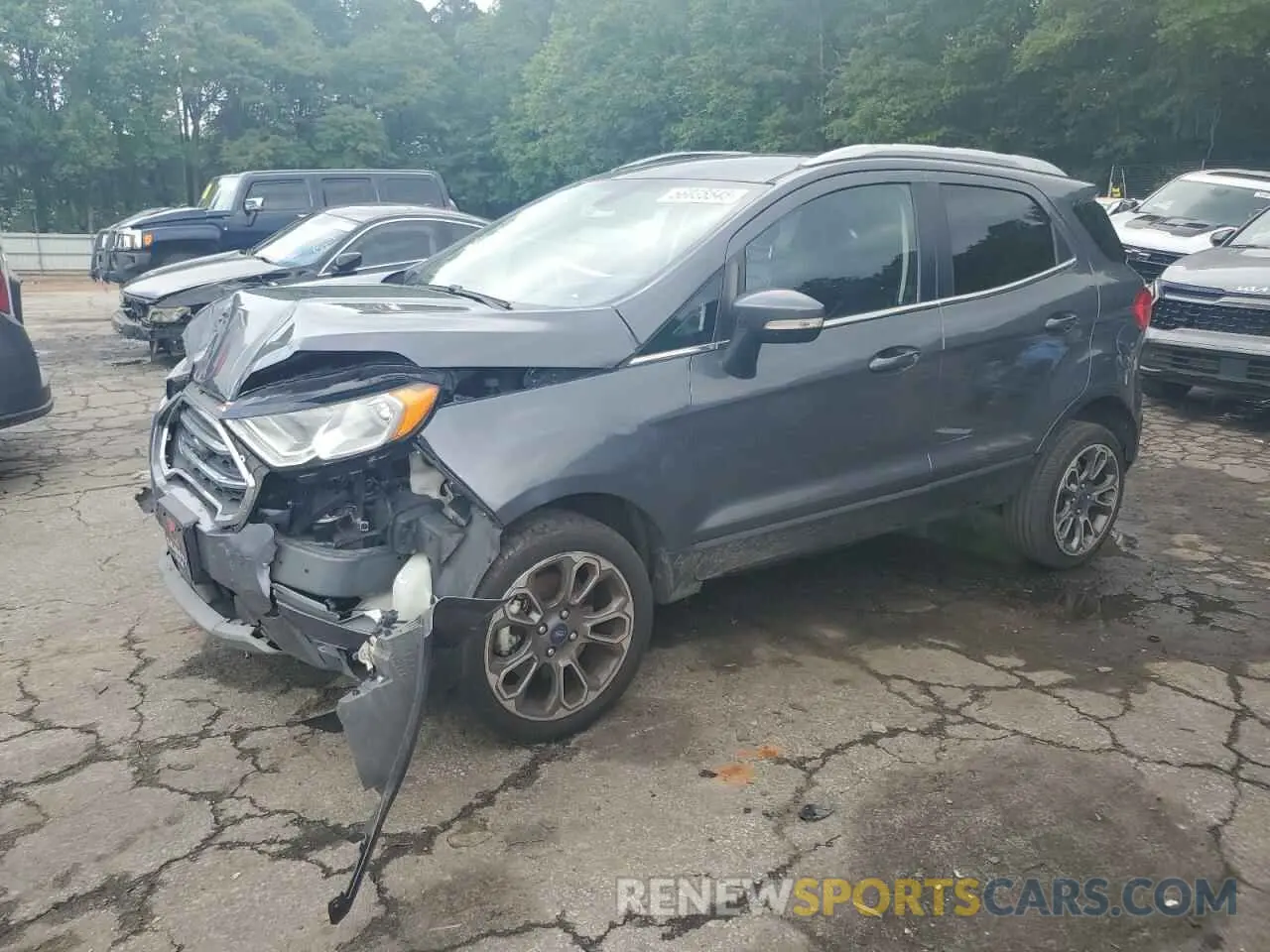 1 fotografías del automóvil dañado MAJ6S3KLXLC367557 FORD ECOSPORT 2020