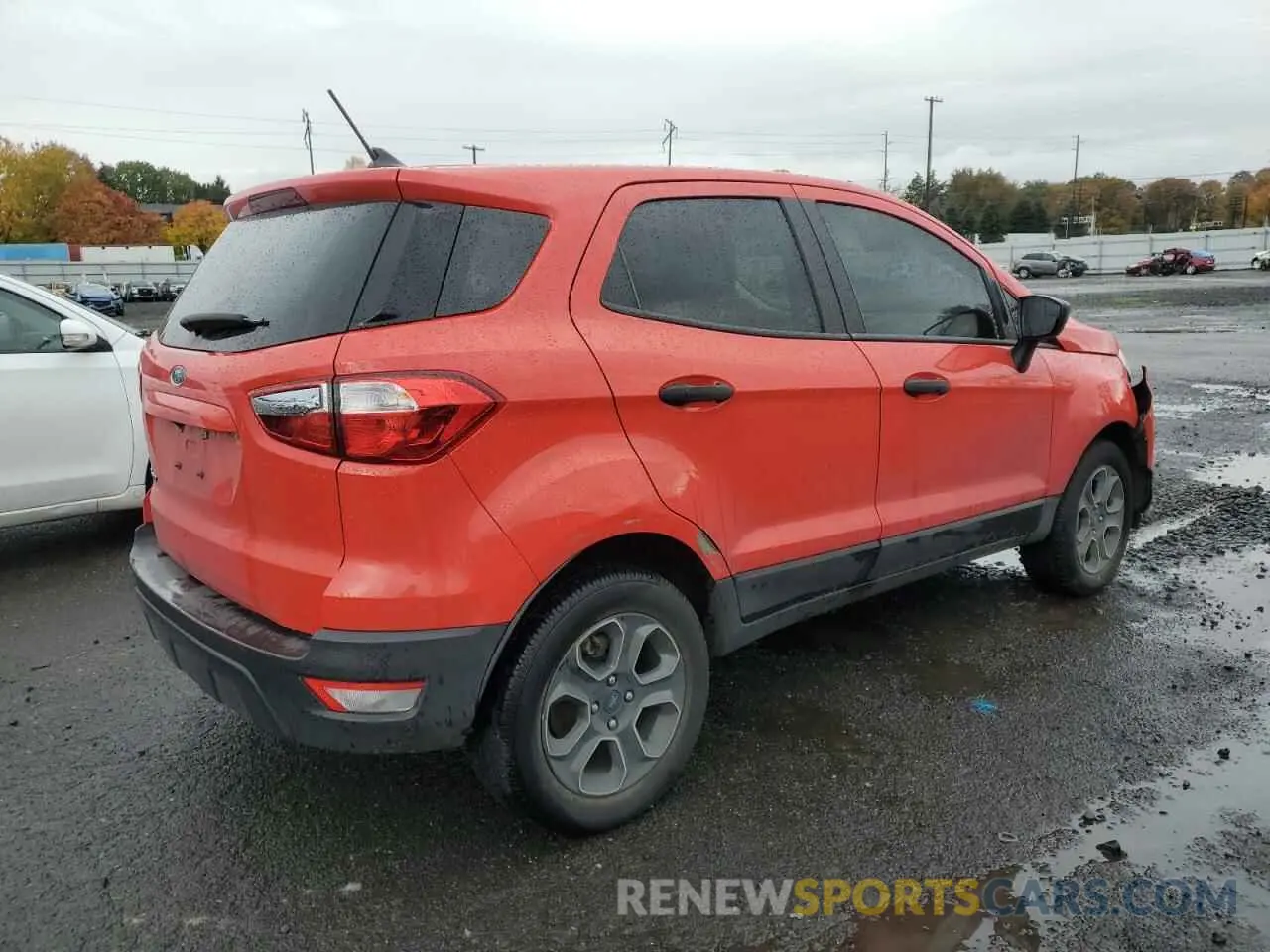 3 fotografías del automóvil dañado MAJ3S2FE0MC452210 FORD ECOSPORT 2021