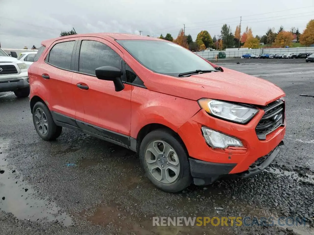 4 fotografías del automóvil dañado MAJ3S2FE0MC452210 FORD ECOSPORT 2021