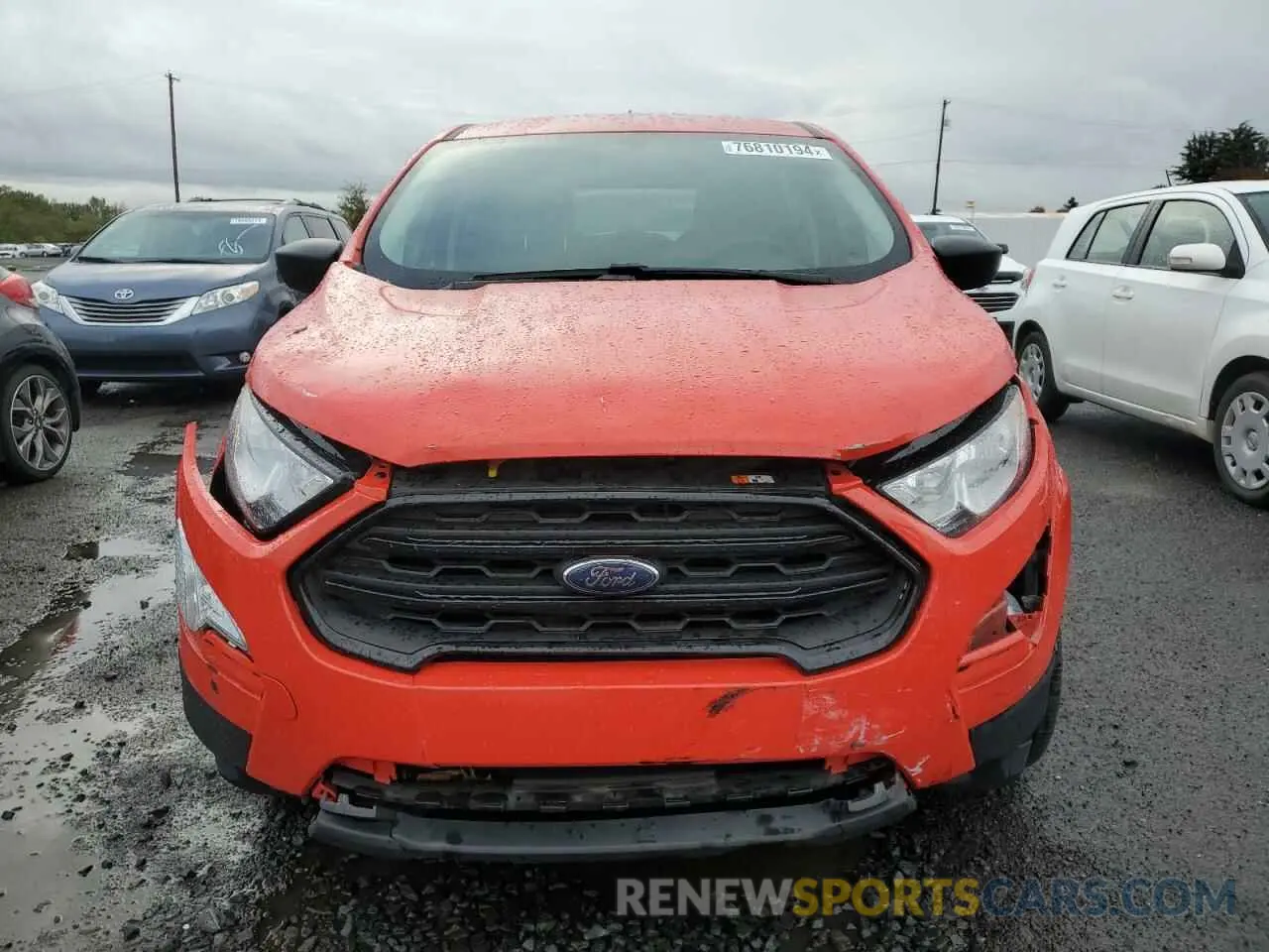 5 fotografías del automóvil dañado MAJ3S2FE0MC452210 FORD ECOSPORT 2021