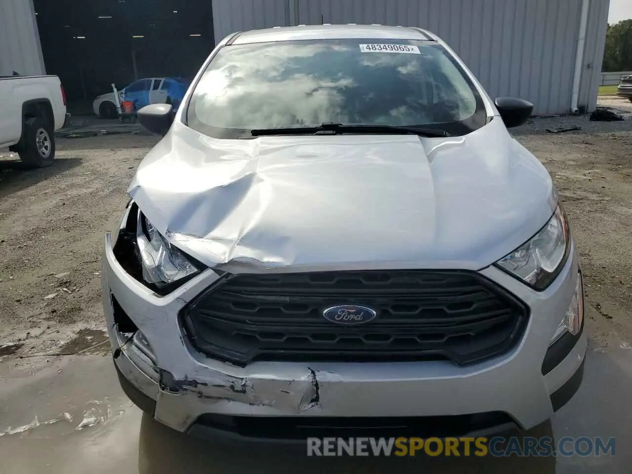 5 fotografías del automóvil dañado MAJ3S2FE1MC405543 FORD ECOSPORT 2021