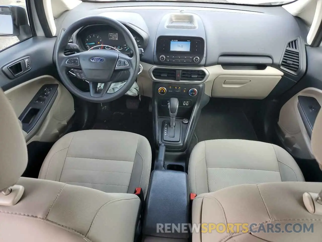 8 fotografías del automóvil dañado MAJ3S2FE1MC405543 FORD ECOSPORT 2021